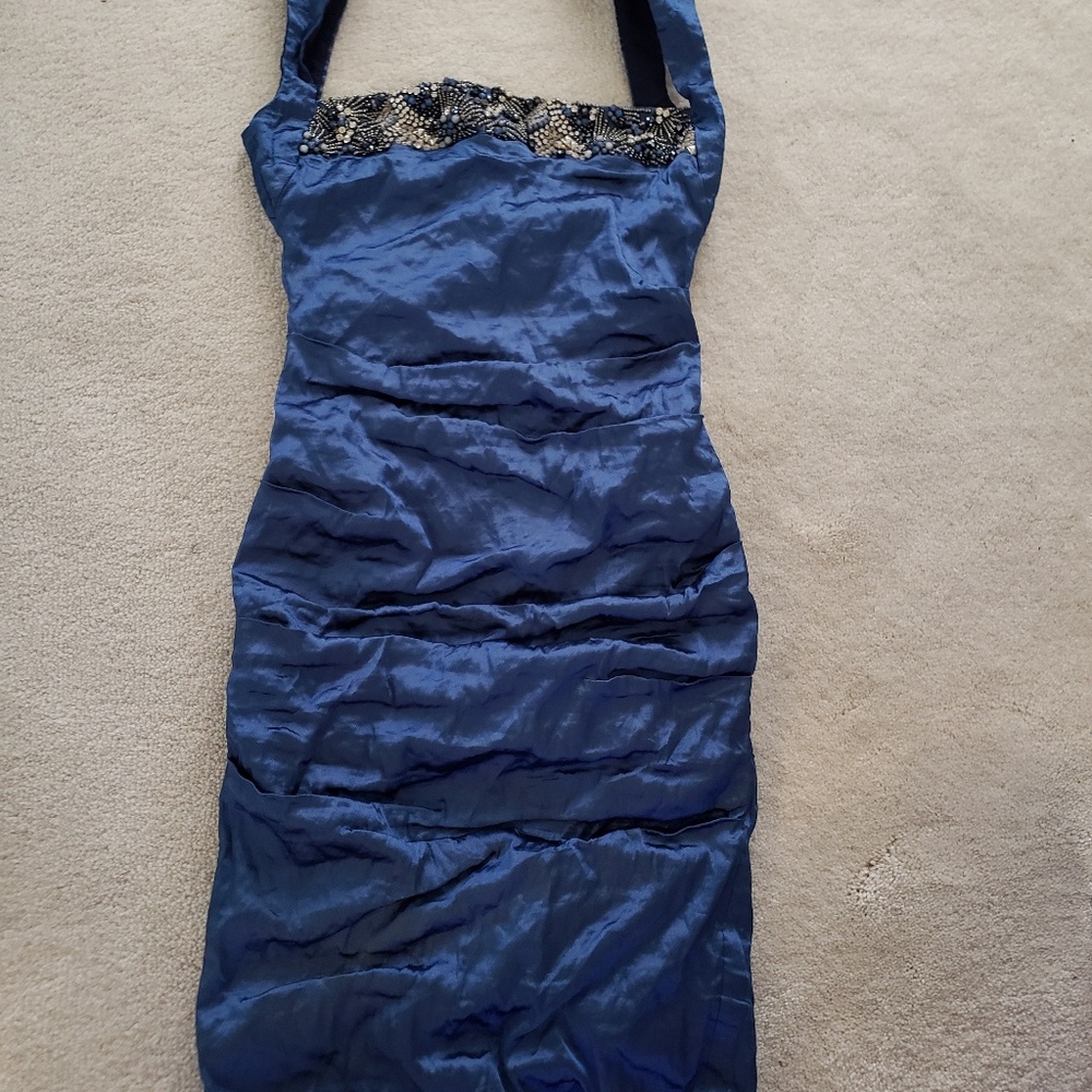 Nicol Miller blue dress